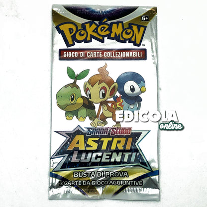 Packs simples Pokémon ITA scellés - 3 cartes de jeu d'extension en italien