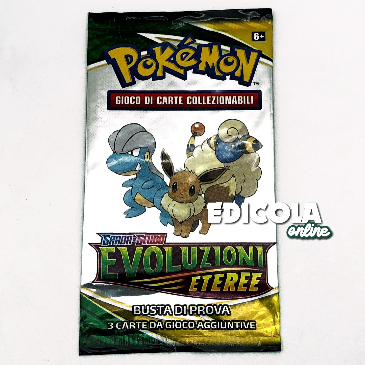 Packs simples Pokémon ITA scellés - 3 cartes de jeu d'extension en italien