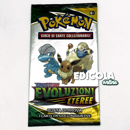Packs simples Pokémon ITA scellés - 3 cartes de jeu d'extension en italien