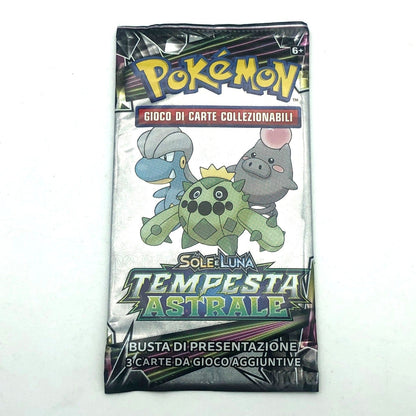 Versiegelte Pokémon ITA-Einzelpackungen – 3 Erweiterungsspielkarten auf Italienisch