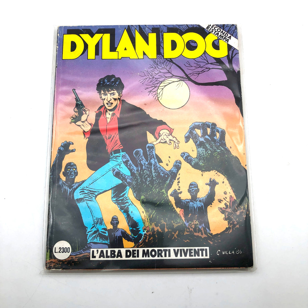 DYLAN DOG comic no. 1 Dawn of the Living Dead (Second Reprint) 1991