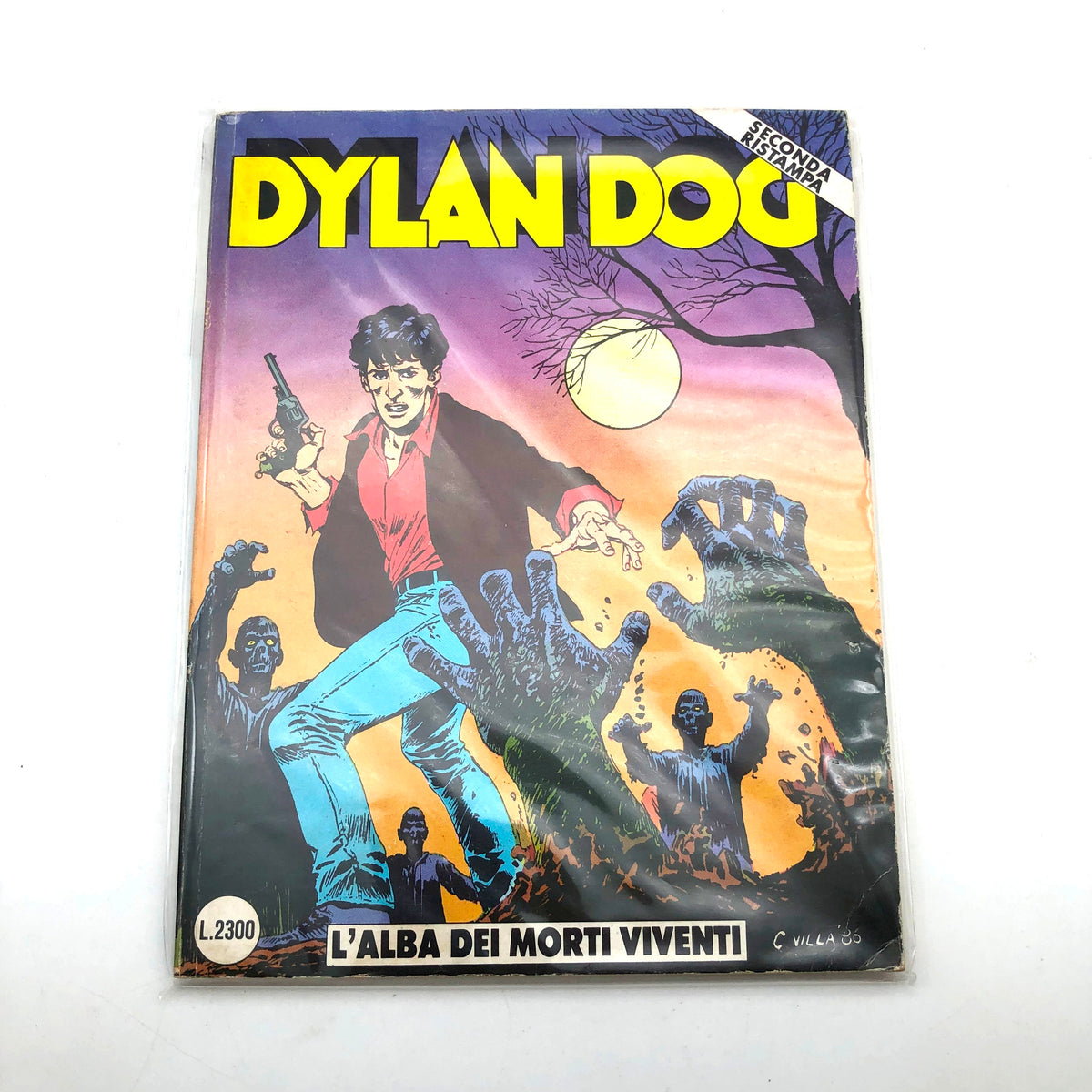 DYLAN DOG comic no. 1 Dawn of the Living Dead (Second Reprint) 1991