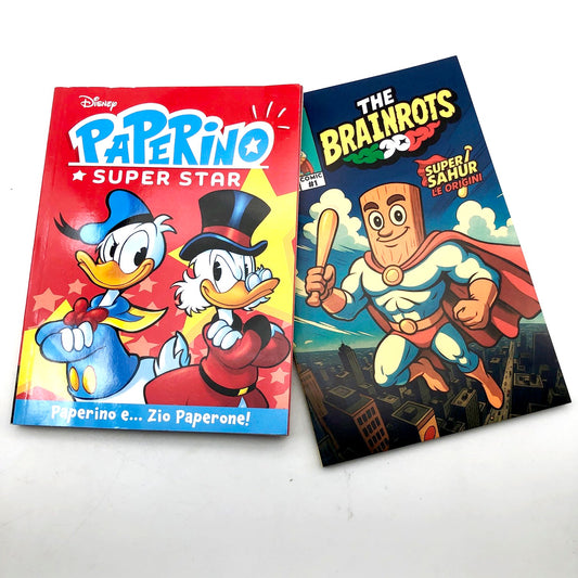 Bundle The Brainrots n.1 + Paperino Super Star