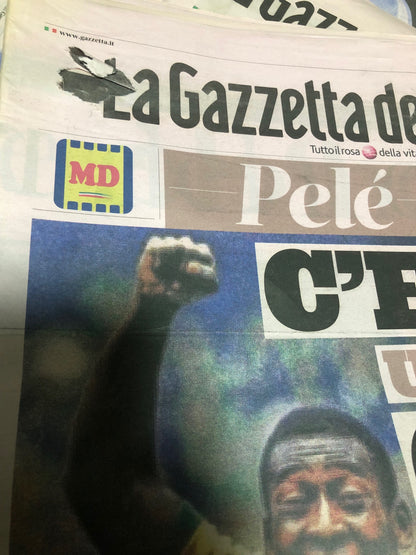 Corriere dello Sport and/or Gazzetta dello Sport of 30.12.2022 DEATH of PELE