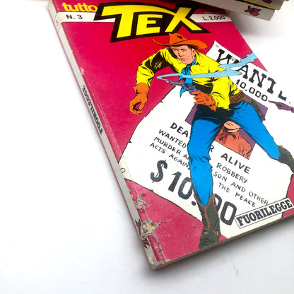 Fumetti Tutto TEX WILLER Ristampa Completa da n 1 a 9 La Mano Rossa lotto Usati