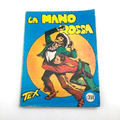 Tex Willer Comic Book Number 1 THE RED HAND Original £350 Lire 1964 Auth 2926