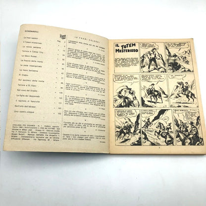 Tex Willer Comic Book Number 1 THE RED HAND Original £350 Lire 1964 Auth 2926