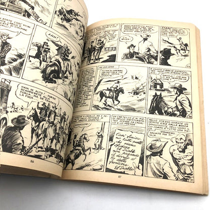 Tex Willer Comic Book Number 1 THE RED HAND Original £350 Lire 1964 Auth 2926