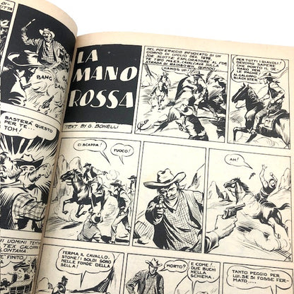 Tex Willer Comic Book Number 1 THE RED HAND Original £350 Lire 1964 Auth 2926