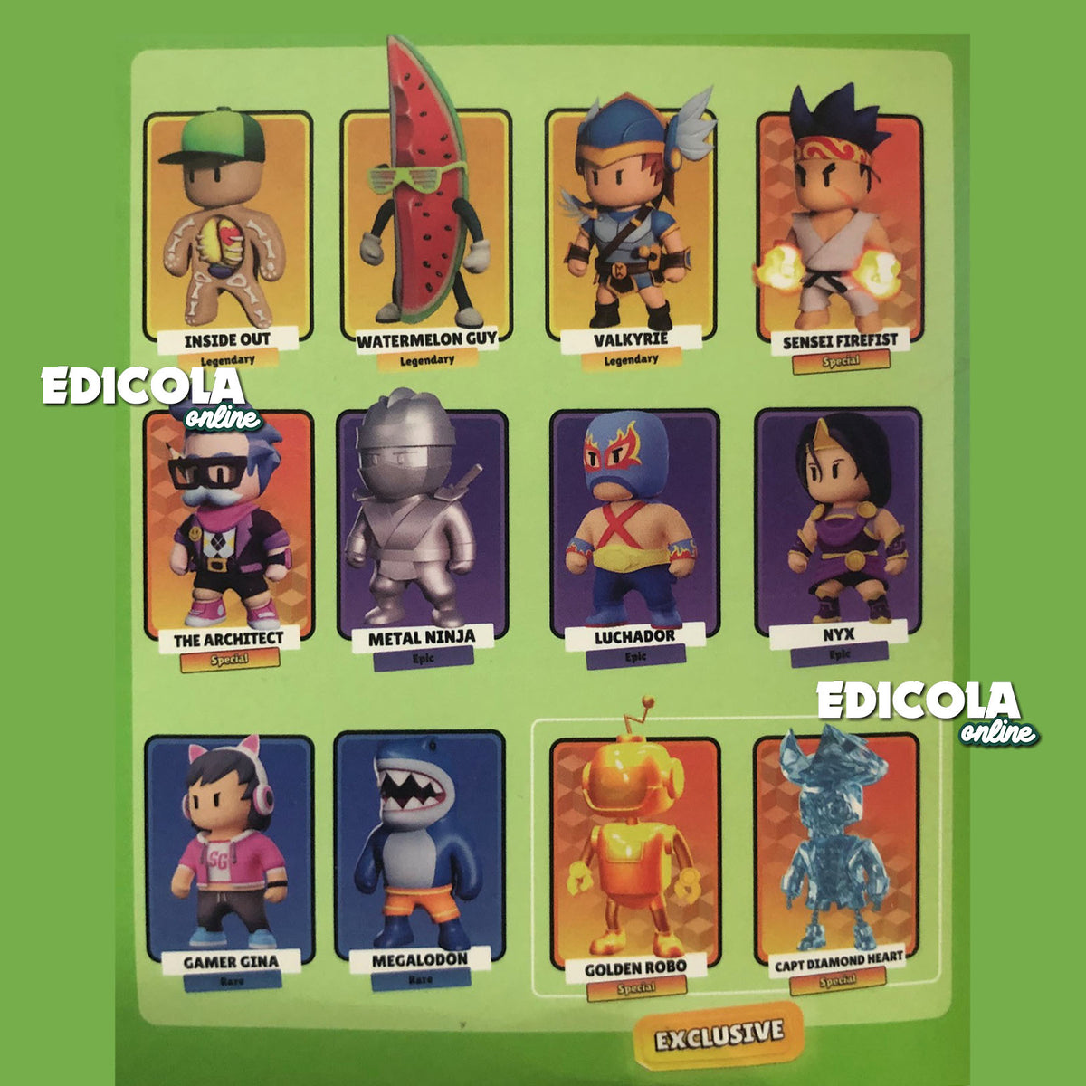 Scegli Personaggi STUMBLE GUYS + GRANDI Action Figure 3D - Serie 3 (2026)
