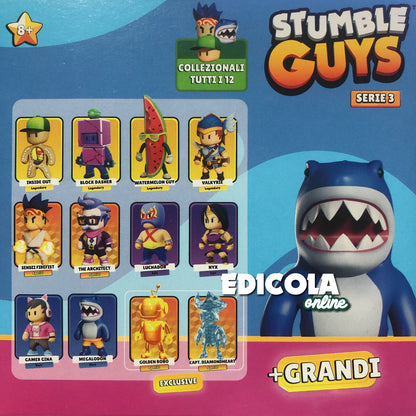 Scegli Personaggi STUMBLE GUYS + GRANDI Action Figure 3D - Serie 3 (2026)
