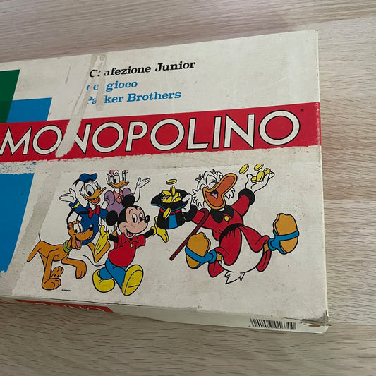 Monopoly Disney Κλασική Μονόπολη του Μίκυ Μάους Vintage σε λιρέτες 4 πιόνια