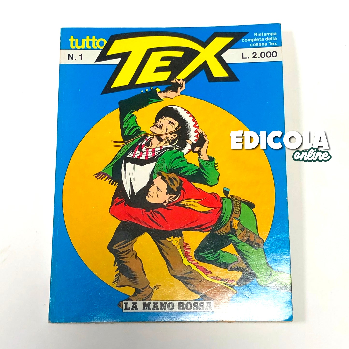 Fumetti Tutto TEX WILLER Ristampa completa della collezione Western lotto Usati