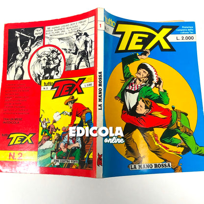 Fumetti Tutto TEX WILLER Ristampa completa della collezione Western lotto Usati