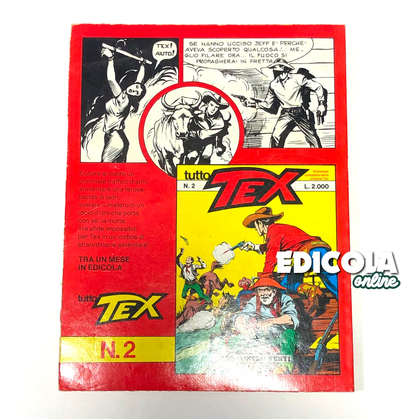 Fumetti Tutto TEX WILLER Ristampa completa della collezione Western lotto Usati
