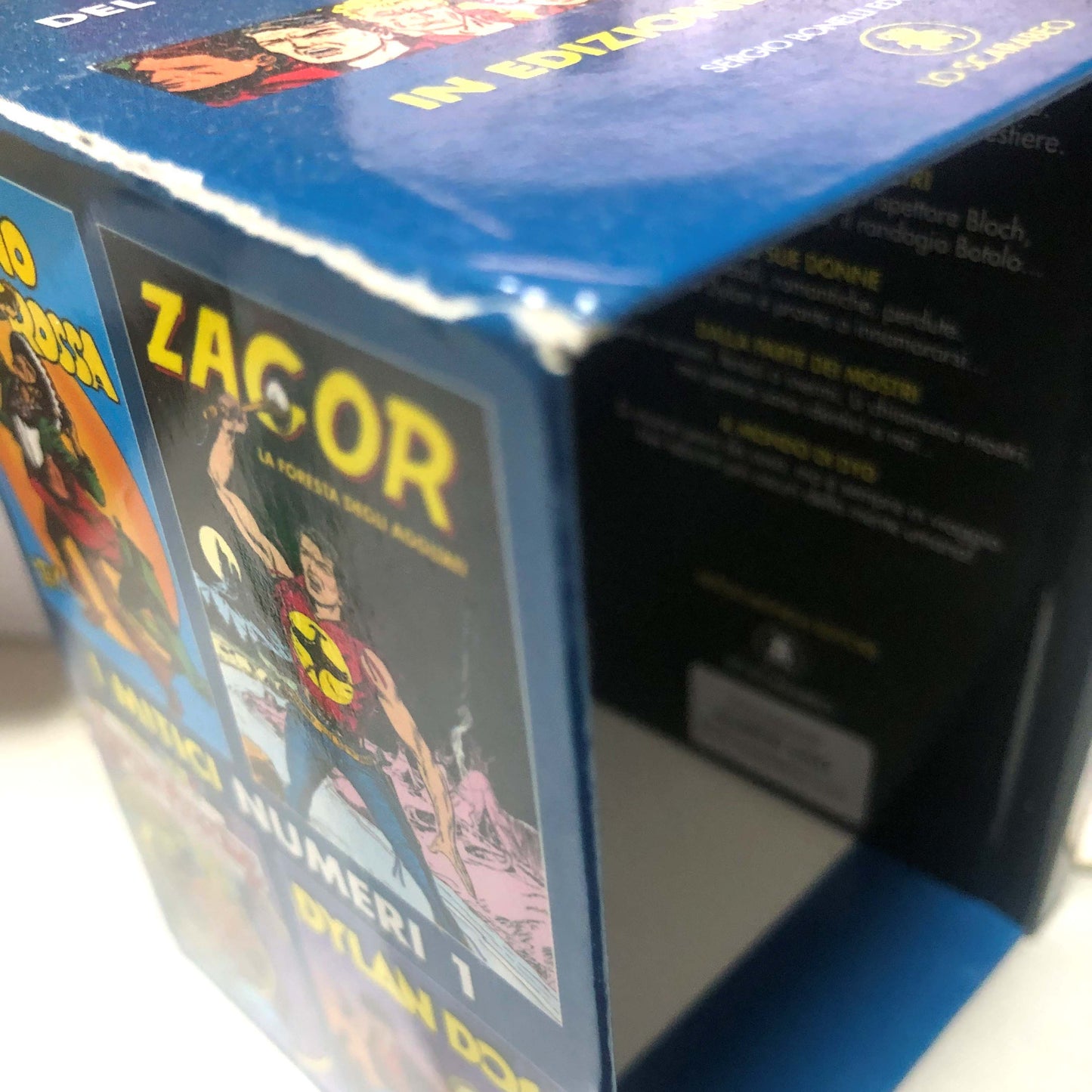 Lotto 8 Fumetti Mignon Lo Scarabeo numeri n. 1 DYLAN DOG NATHAN NEVER ZAGOR TEX