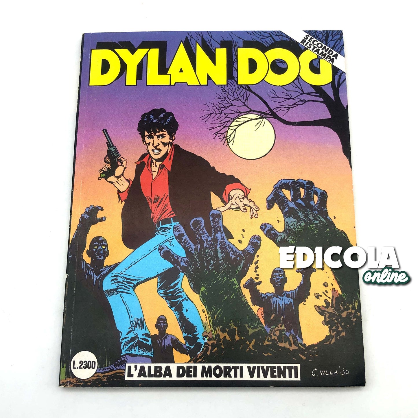 Lot de bandes dessinées DYLAN DOG Deuxième série de réimpression Séquence incomplète Bonelli