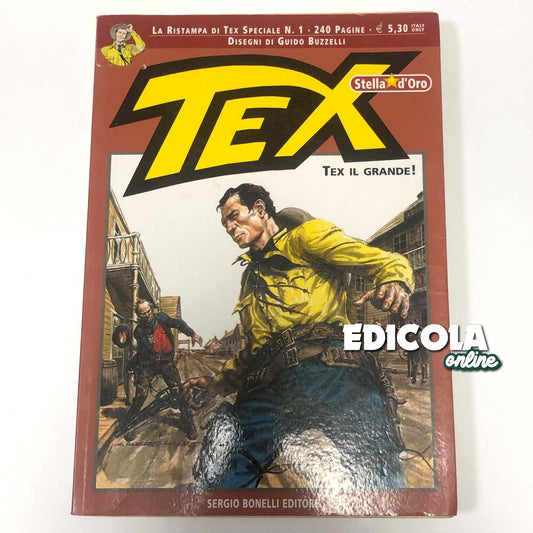 TEX-Comic Stella d'oro Sonderausgabe Texone Nachdruck der Ausgabe Nr. 1 der Große
