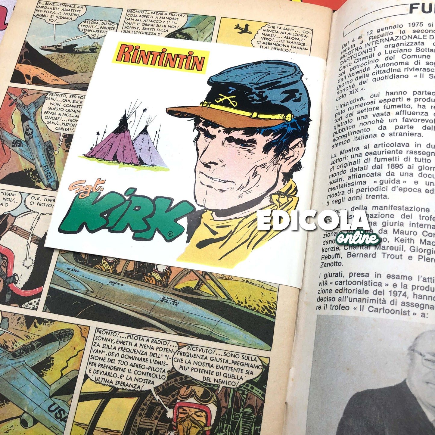 Comics Lot Sgt. Sergeant KIRK by HUGO PRATT Original Vintage 