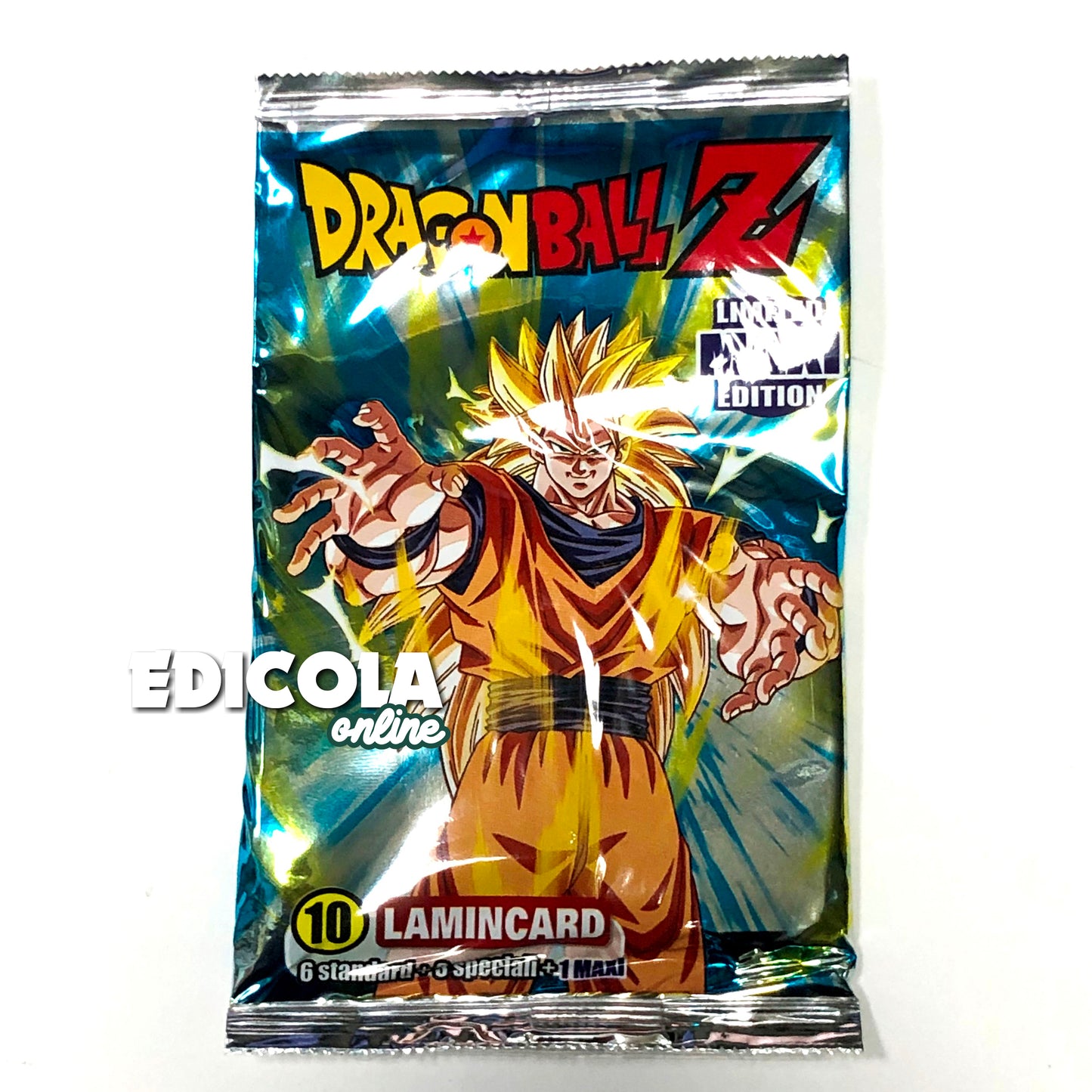 Bustine Sigillate di CARD DRAGONBALL Z - LAMINCARDS e Limited MAXI Edition Dragon Ball