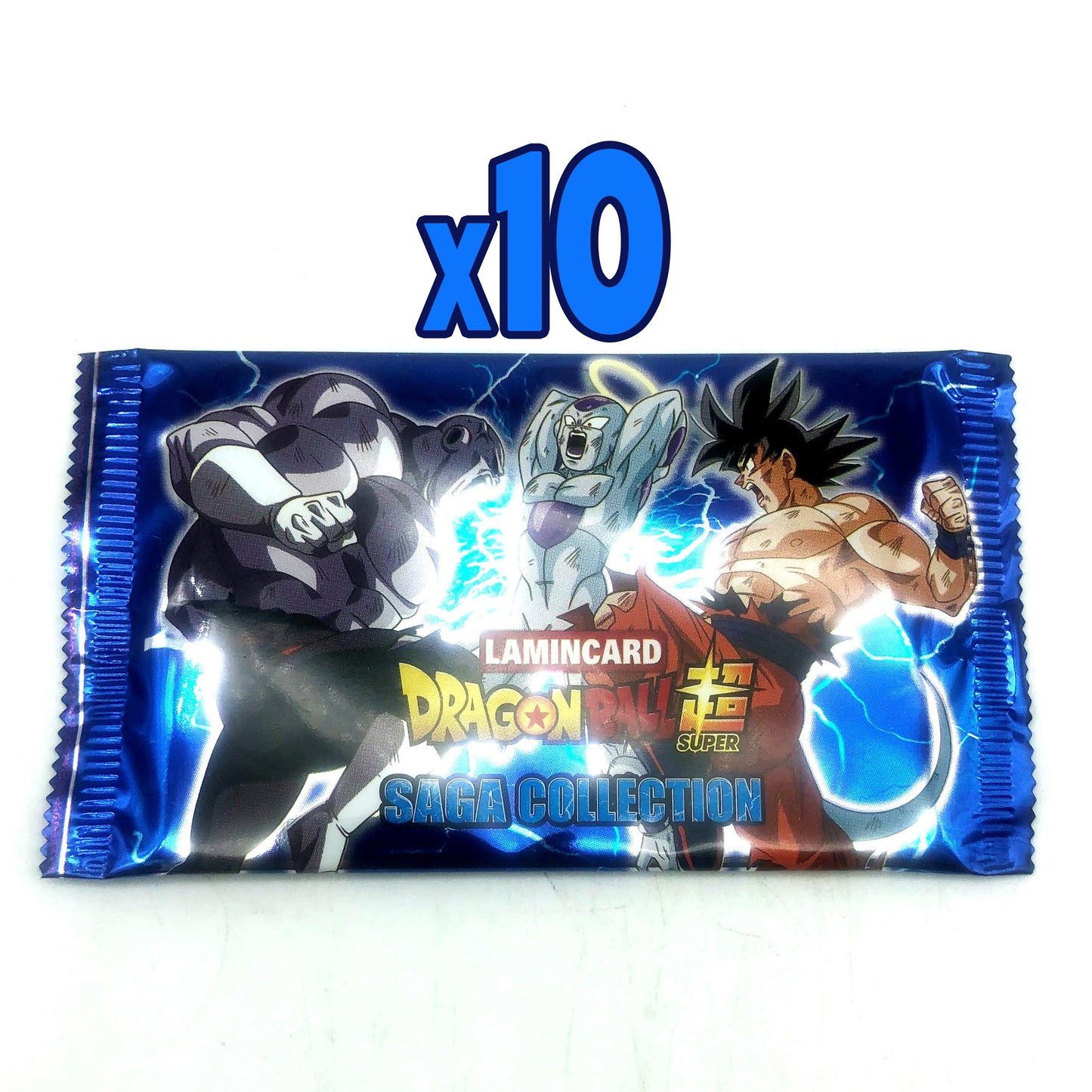 Versiegelte Beutel mit CARD DRAGONBALL Z – LAMINCARDS und Limited MAXI Edition