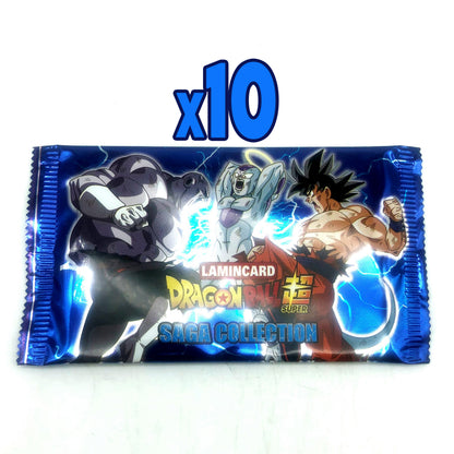Versiegelte Beutel mit CARD DRAGONBALL Z – LAMINCARDS und Limited MAXI Edition