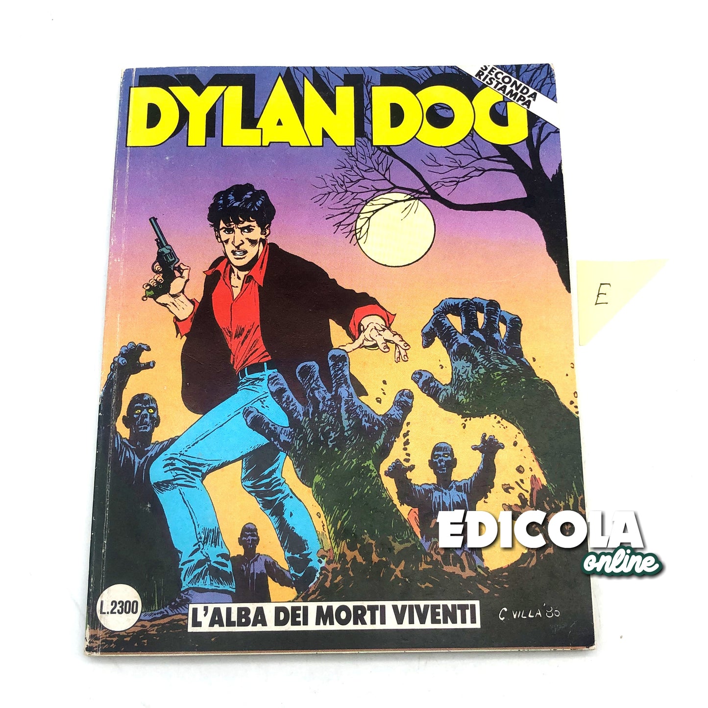 Fumetto di DYLAN DOG n. 1 L'Alba dei morti viventi (Seconda Ristampa)