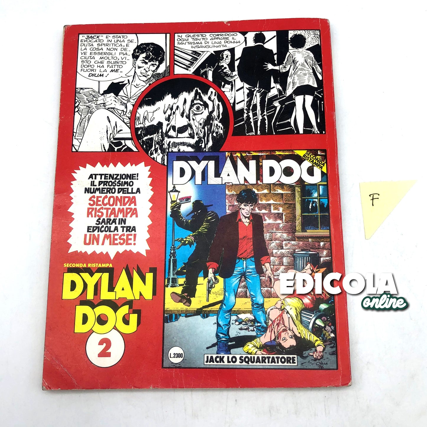 Fumetto di DYLAN DOG n. 1 L'Alba dei morti viventi (Seconda Ristampa)