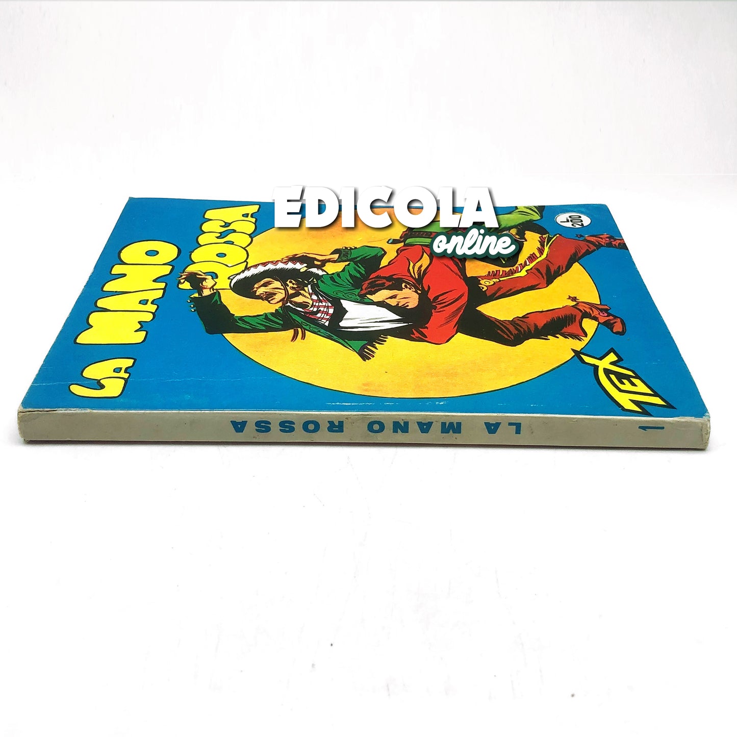 Numéro de bande dessinée Tex Willer n. 1 LA MAIN ROUGE Original 200 £ Lire 1964 Tueur