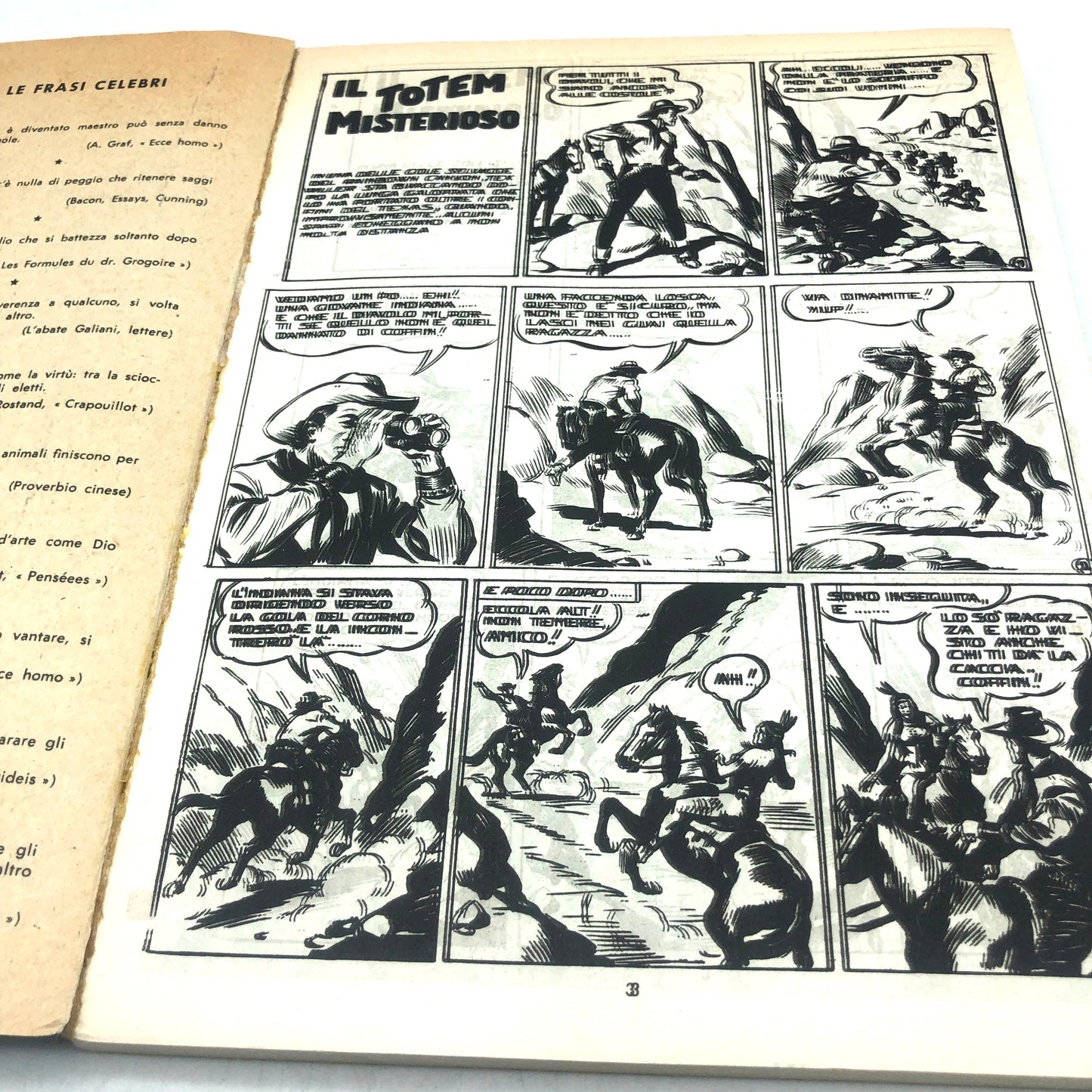 Numéro de bande dessinée Tex Willer n. 1 LA MAIN ROUGE Original 200 £ Lire 1964 Tueur