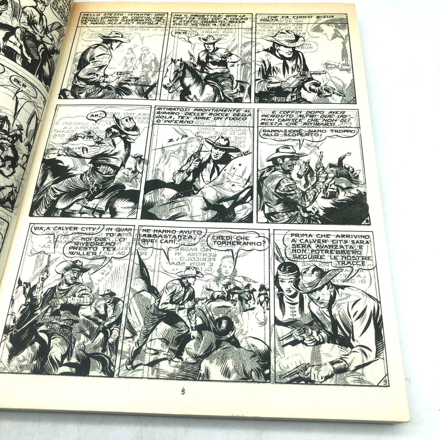 Numéro de bande dessinée Tex Willer n. 1 LA MAIN ROUGE Original 200 £ Lire 1964 Tueur