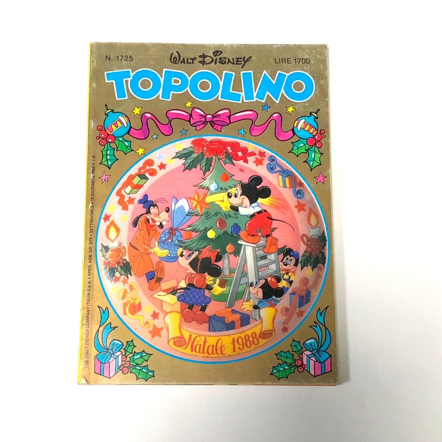 Lot de bandes dessinées Mickey Mouse, collection spéciale, livret dédié à Noël (variante)
