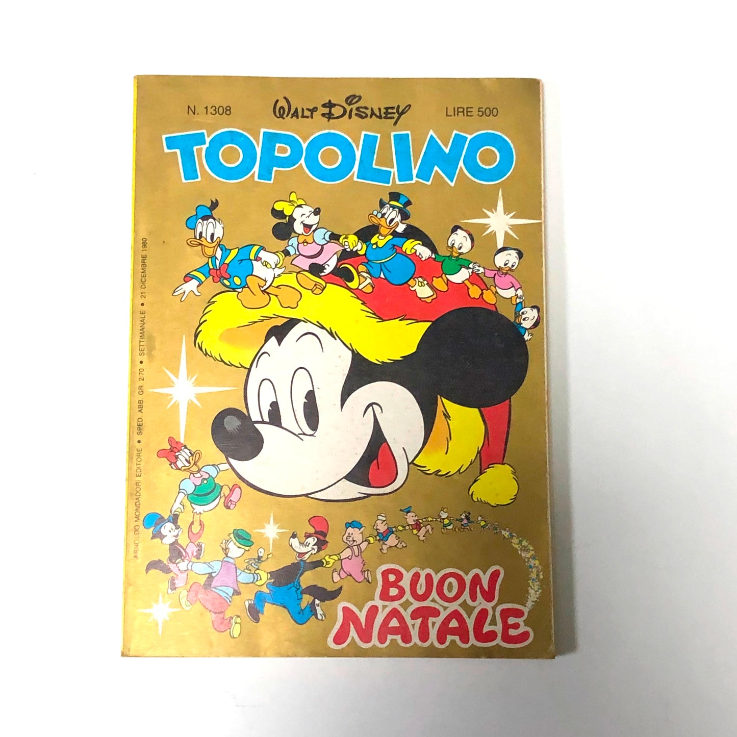 Lot de bandes dessinées Mickey Mouse, collection spéciale, livret dédié à Noël (variante)