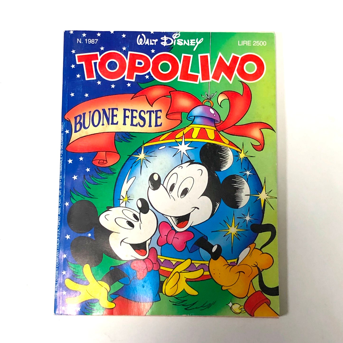 Lot de bandes dessinées Mickey Mouse, collection spéciale, livret dédié à Noël (variante)