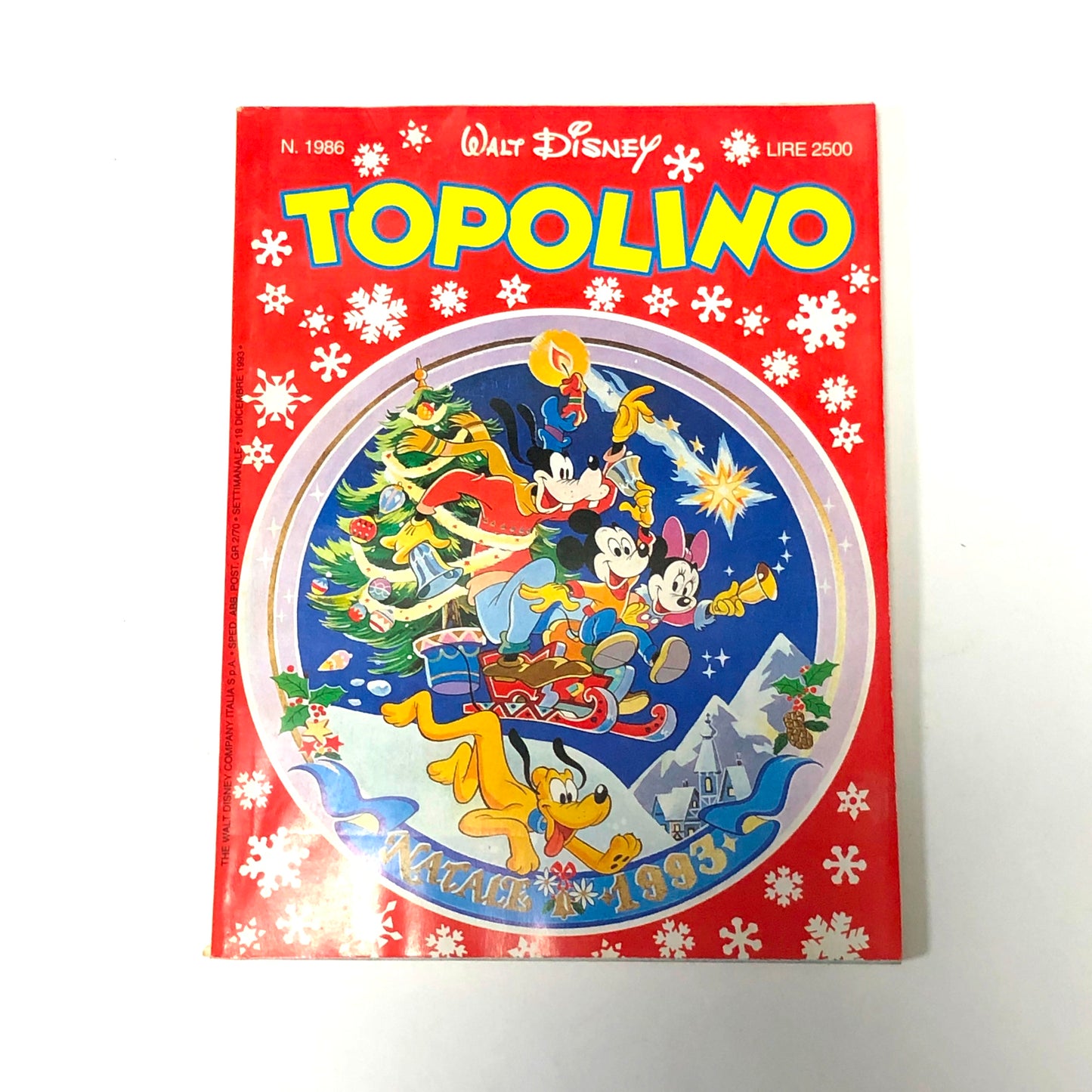 Lot de bandes dessinées Mickey Mouse, collection spéciale, livret dédié à Noël (variante)