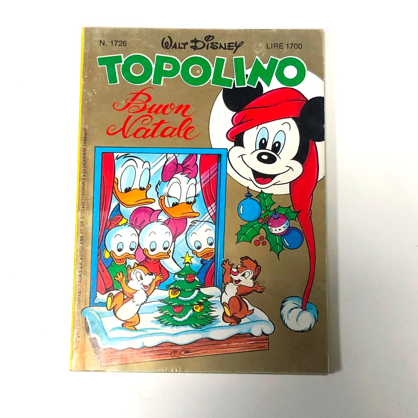 Lot de bandes dessinées Mickey Mouse, collection spéciale, livret dédié à Noël (variante)