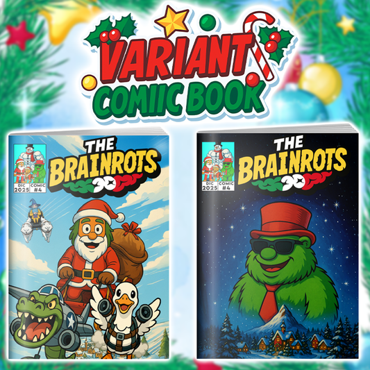 Fumetto THE BRAINROTS - n. 4 (Dicembre 2025) - Edizione Speciale con 2 Cover Natalizie