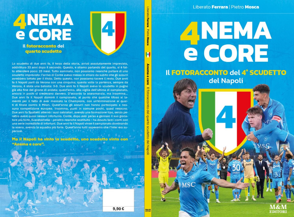 Libro 4NEMA e CORE - Napoli Campione D'Italia 2024-25 - 4° Scudetto
