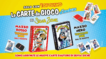 Fumetto TOPOLINO Sigillato Edicola da Collezione + 2x Mazzo di carte Blisterato