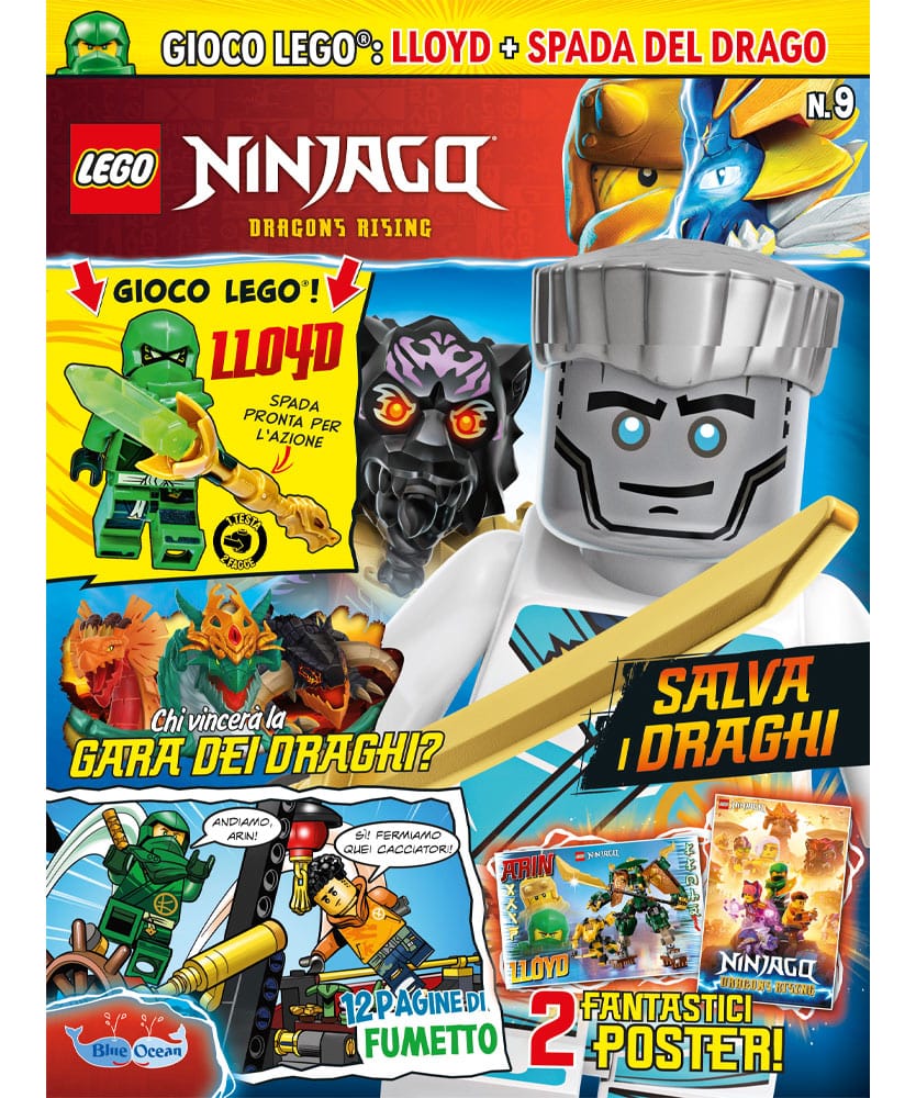 Rivista LEGO NINJAGO n.9 - LLOYD + SPADA DEL DRAGO