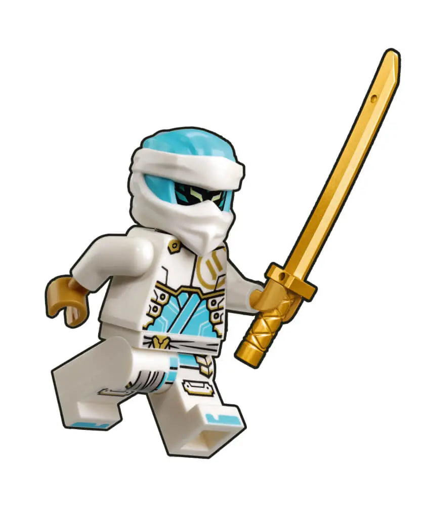 Rivista LEGO NINJAGO LEGACY n. 11 - Lattina con 2 GIOCHI : ZANE VS GUARDIA DEL TEMPIO