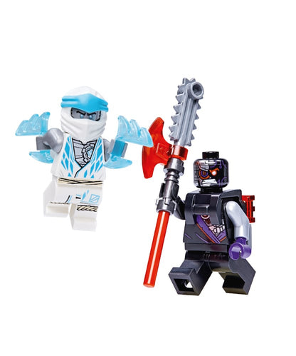 Rivista LEGO NINJAGO LEGACY COMIC n.8 con 2 GIOCHI : ZANE vs NINDROID