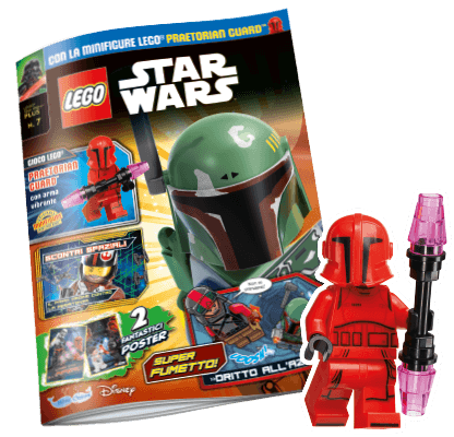 Rivista LEGO STAR WARS Plus n.7 + MINIFIGURE LEGO: PRAETORIAN GUARD