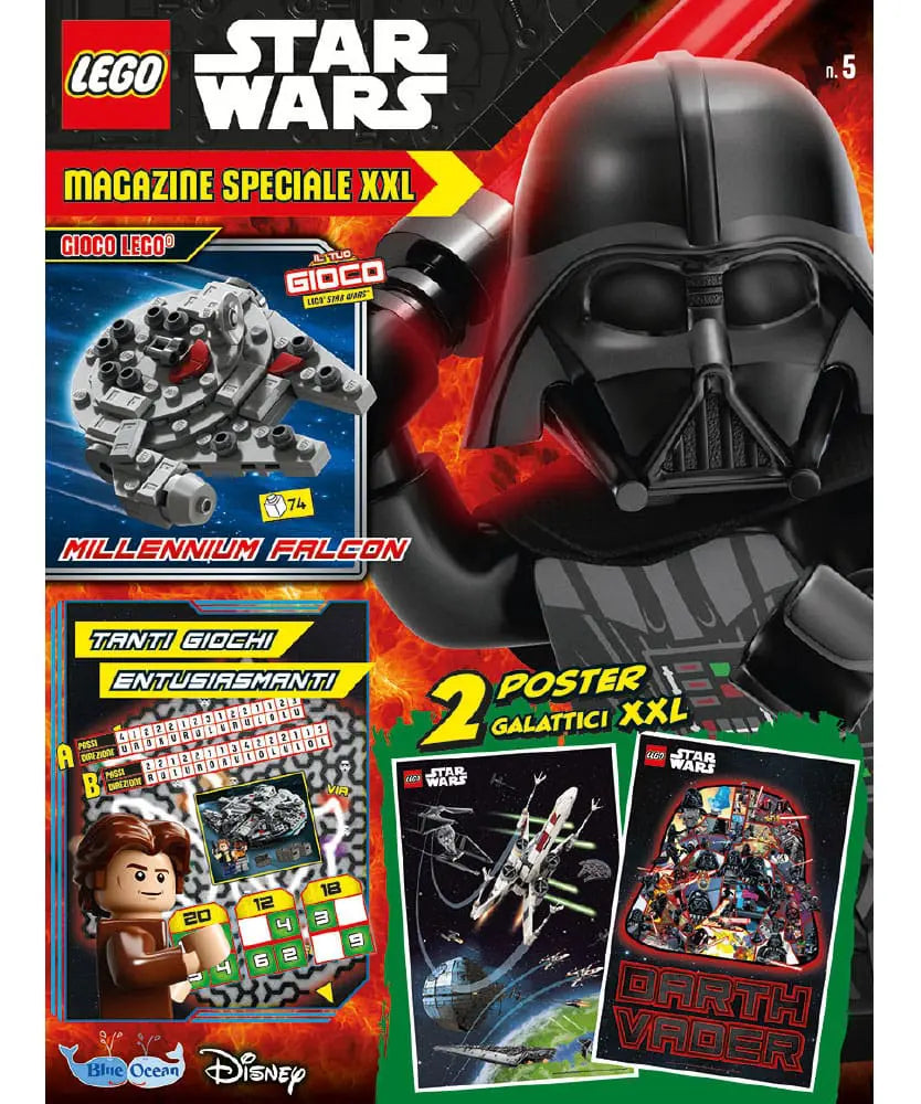 Rivista LEGO STAR WARS XXL SPECIALE n. 5 + GIOCO LEGO XXL: MILLENNIUM FALCON