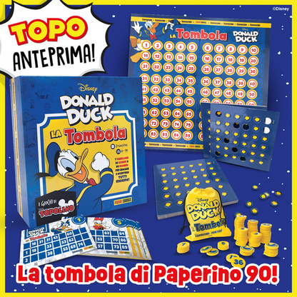 Set Completo 2/2 - Tombola di Paperino Donald Duck 90 + fumetti di Topolino 3600 + 3601