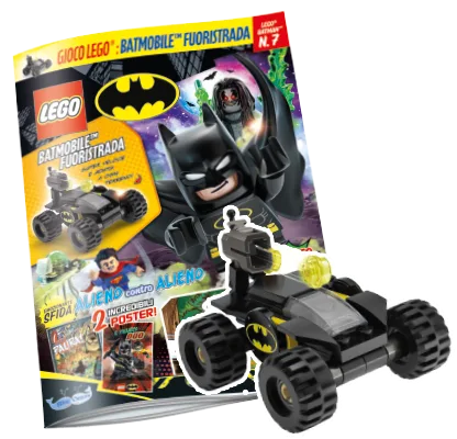 Magazine LEGO BATMAN n. 11 + Batmobile Fuoristrada