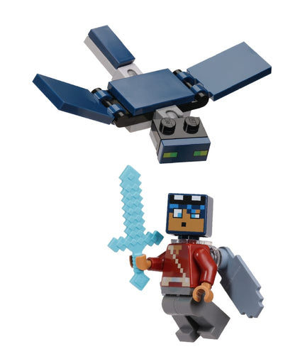 Rivista LEGO MINECRAFT n.7 - Con Fantasma + Eroe + Elitre