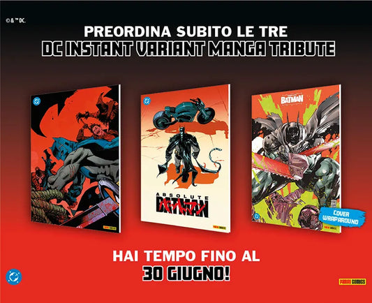 Set 3 Variant Batman DC Instant Variant Manga Tribute
