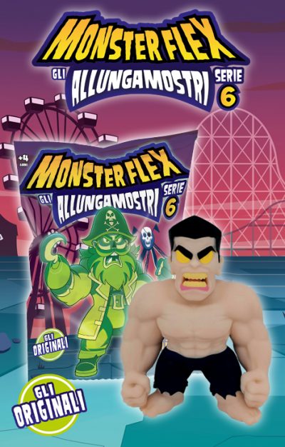 Personaggi MONSTER FLEX Serie 6 Monsterflex gli Allungamostri Mostri Allungabili