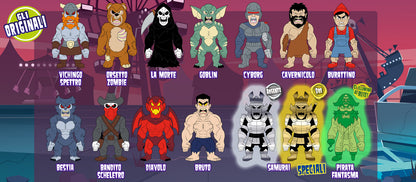 Personaggi MONSTER FLEX Serie 6 Monsterflex gli Allungamostri Mostri Allungabili